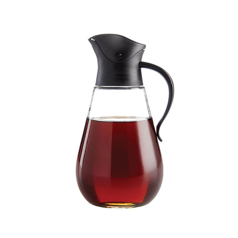 Mrs. Anderson's Baking Store'N Pour Syrup Dispenser, 18.5-Ounce Capacity, Glass With Drip-Free Spout For Pancakes And Breakfast