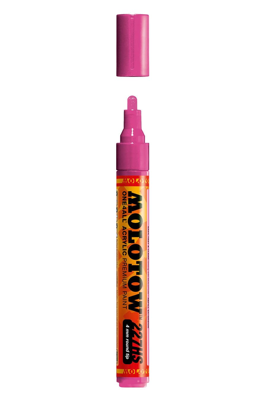 MOLOTOW ONE4ALL Acrylic Paint Marker, 4mm, Magenta, 1 Each (227.238)