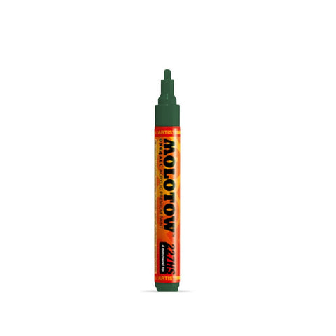Molotow ONE4ALL Acrylic Paint Marker, 4mm, Mister Green, 1 Each (227.209)