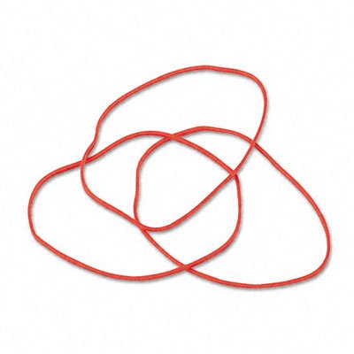 Non Latex Orange Rubber Bands, Size 19, 3-1/2 x 1/16, 1750/Box, Sold as 1 Box