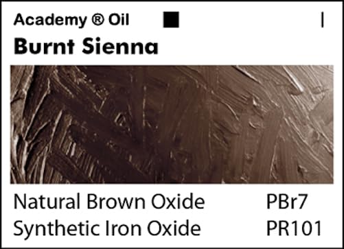 Grumbacher Academy Oil Paint, 37 ml/1.25 oz, Burnt Sienna