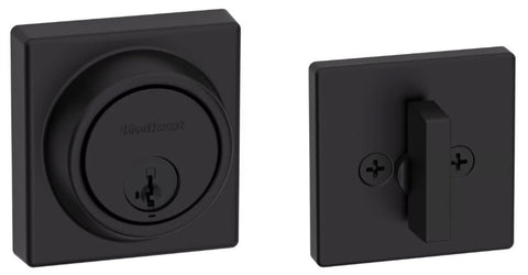 Kwikset 816 KeyControl Deadbolt Deadbolt Lock, Polished Chrome Round Exterior Keyed Front Entry Door, Pick Resistant SmartKey Rekey Security, Single Cylinder Dead Bolt