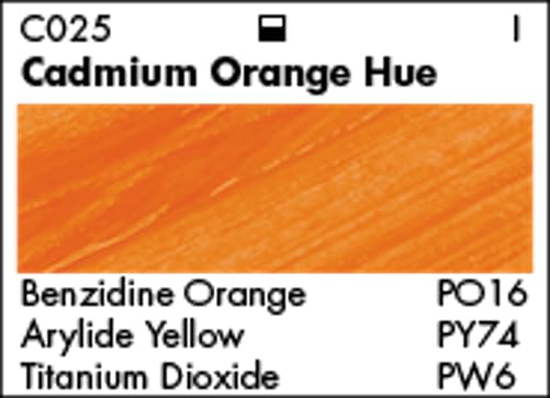 Grumbacher Academy Acrylic Paint, Gloss, 90ml/3 oz Metal Tube, Cadmium Orange Hue