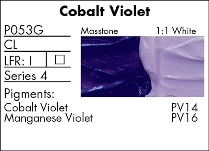 Grumbacher Pre-Tested Oil Paint, 37ml/1.25 Ounce, Cobalt Violet Hue (P053G)
