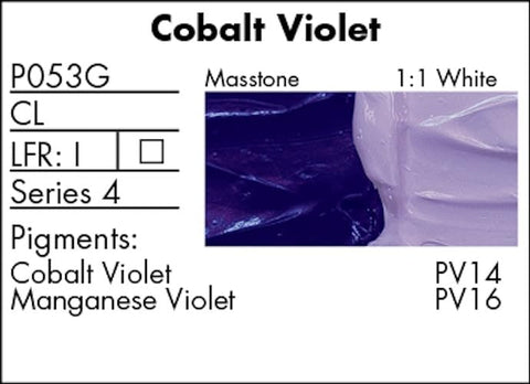 Grumbacher Pre-Tested Oil Paint, 37ml/1.25 Ounce, Cobalt Violet Hue (P053G)