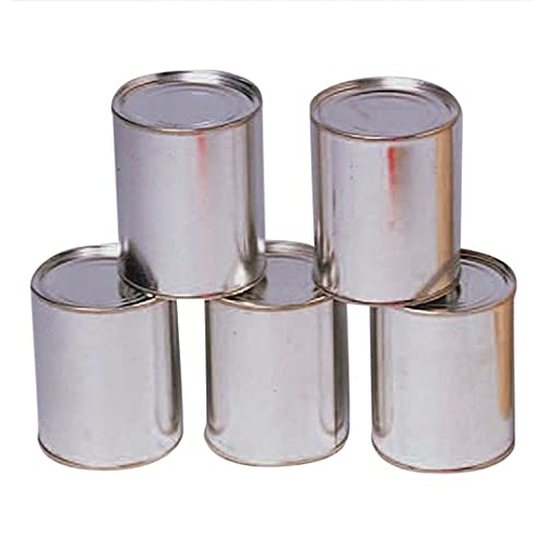 U.S. Toy Metal Carnival Cans, Silver (GS93)