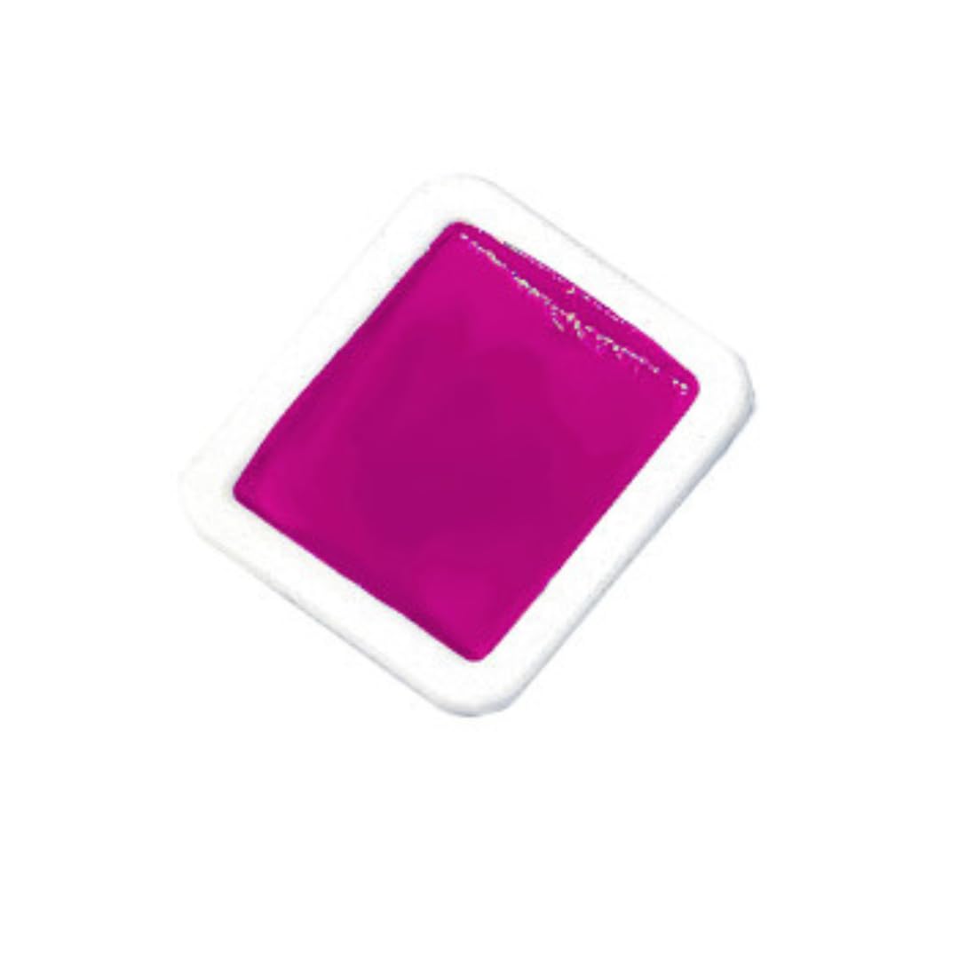 Prang Refill Pans for Half Pan Watercolor Paint Sets, 12 Pans per Box, Magenta (08018)