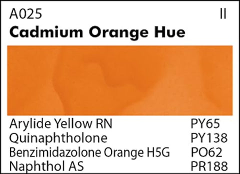 Grumbacher Academy Watercolor Paint, 7.5ml/0.25 Ounce, Cadmium Orange Hue (A025)