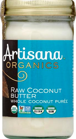 Artisana Organics Raw Coconut Butter, 14 oz | USDA Organic, Non-GMO, Gluten-Free & Keto, No Sugar Added, Paleo, Vegan, Creamy Spread to Boost Smoothies, Fruit Salads and Oatmeal.