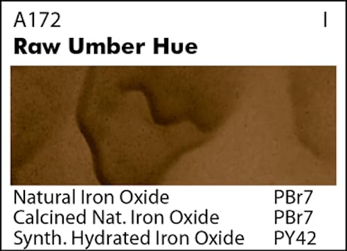 Grumbacher Academy Watercolor Paint, 7.5ml/0.25 Ounce, Raw Umber Hue (A172)