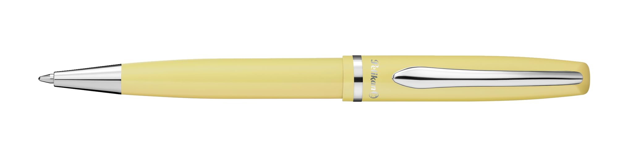 Pelikan Jazz Pastel Ballpoint Pen with Medium Point, Blue Ink Refill, Limelight, Boxed, 1 Each (812672)