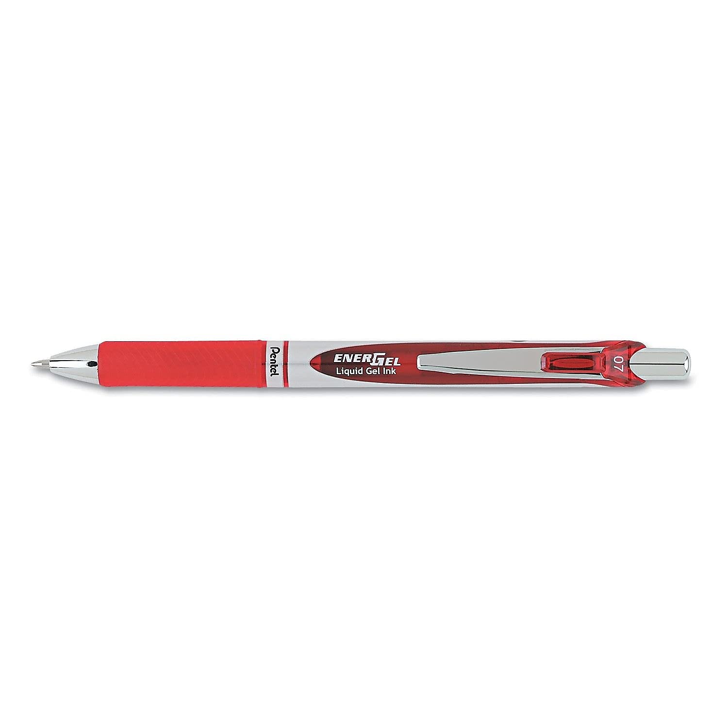 Pentel EnerGel Deluxe RTX Gel Pen, Medium Point, Red Ink (BL77-B)