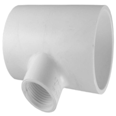 CHARLOTTE PIPE 2 x 2 x 1/2 SCH 40 RED TEE SXSXFPT PRESSURE (10 Unit Box)
