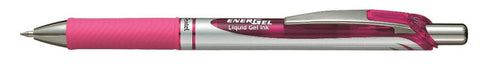 Pentel BL77 EnerGel 0.7mm Retractable Liquid Gel Roller Pen - Pink Ink (BL77-P)