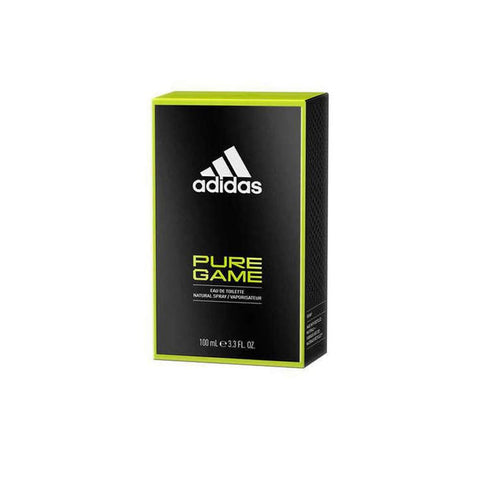 Adidas Eau de Toilette Spray for Men, Pure Game, 100 ml