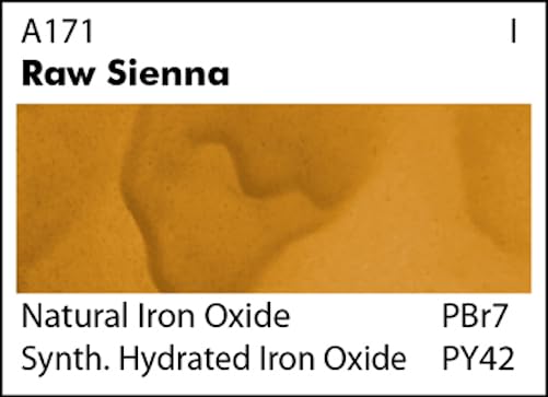Grumbacher Academy Watercolor Paint, 7.5ml/0.25 oz., Raw Sienna (A171)