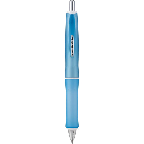 PILOT Dr. Grip Frosted Refillable & Retractable Ballpoint Pen, Medium Point, Blue Barrel, Black Ink, Single Pen (36253)