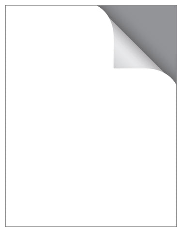 MACO Laser/Ink Jet White COVER-ALL Full Sheet Labels, 8-1/2" x 11", 1 per Sheet, 25 per Pack (ML-0125)