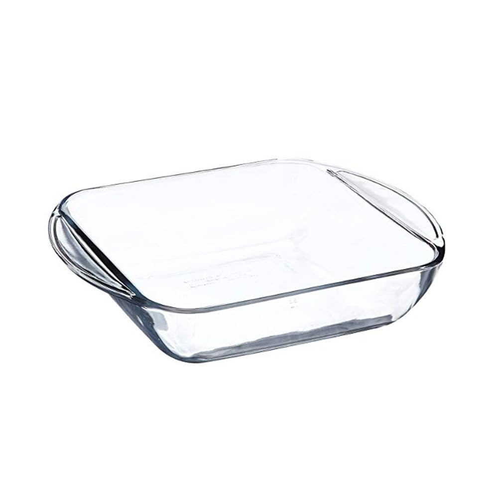 Anchor Hocking 77887 Fire-King Square Cake Dish, Glass, 8-Inch