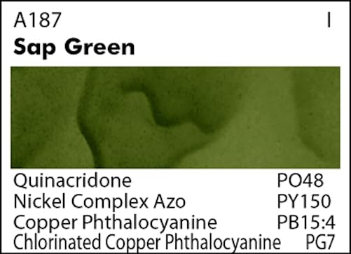 Grumbacher Academy Watercolor Paint, 7.5ml/0.25 Ounce, Sap Green (A187)