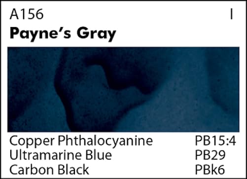 Grumbacher Academy Watercolor Paint, 7.5ml/0.25 Ounce, Payne's Gray (A156)
