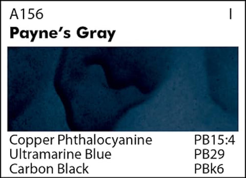 Grumbacher Academy Watercolor Paint, 7.5ml/0.25 Ounce, Payne's Gray (A156)