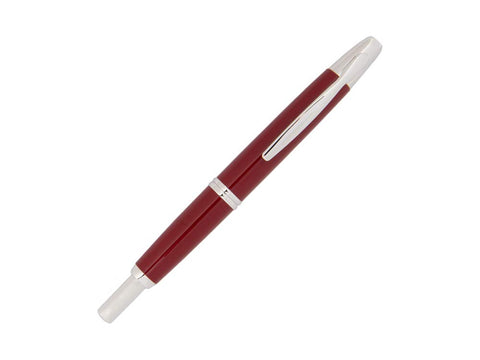 PILOT Vanishing Point Collection Refillable & Retractable Fountain Pen, Red Barrel with Rhodium Accents, Blue Ink, Broad Nib (60344)