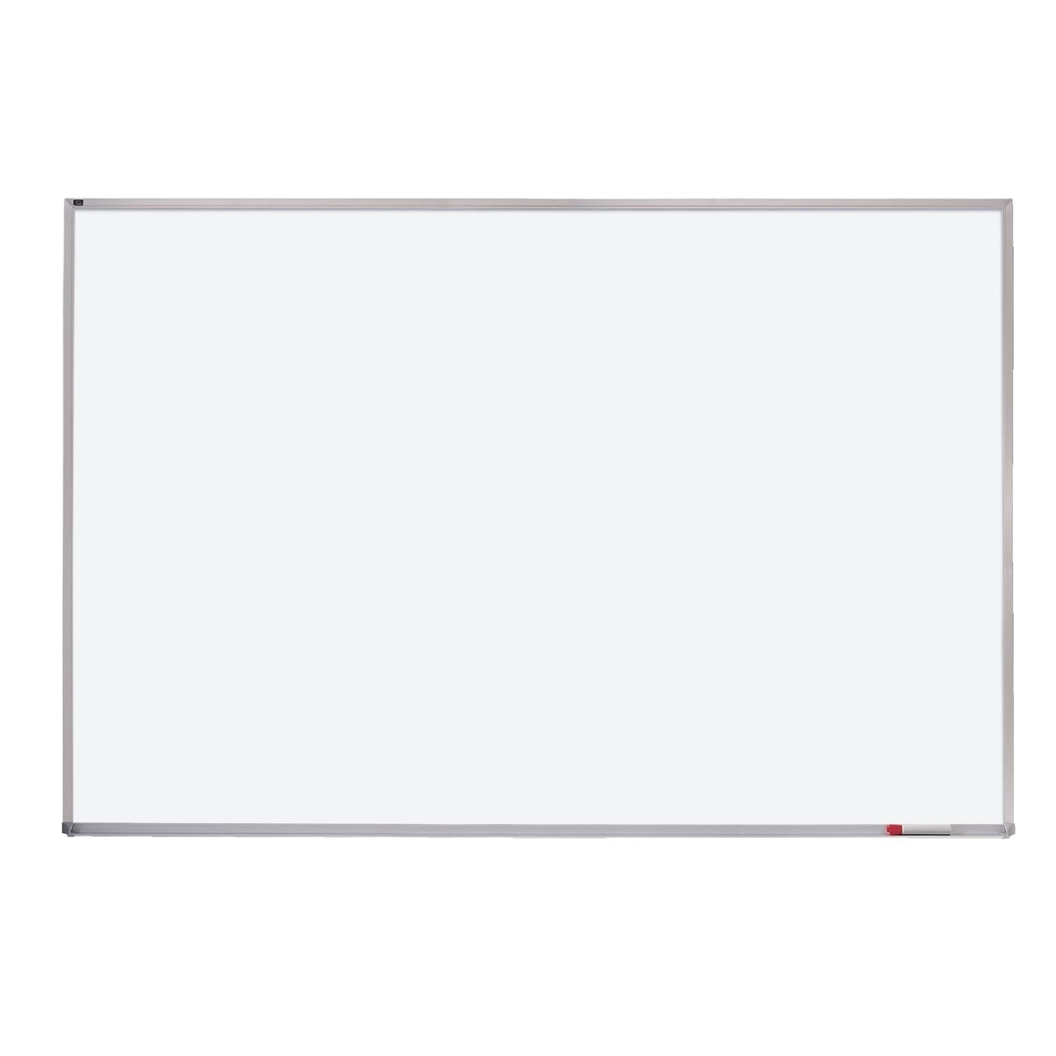 Quartet Porcelain Whiteboard, Magnetic Dry Erase White Board, 48"W x 36"H, Aluminum Frame (PPA304)
