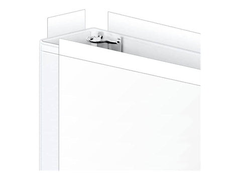 Cardinal 11-Inch x 17-Inch ClearVue Slant-D Ring Binder, 1.5-Inch, White (22122)