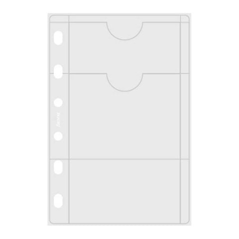 Filofax Organizer Accessory, Pocket Size, Credit Card Holder, Transparent (B213603)