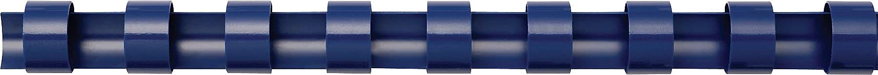 Fellowes 52502, Plastic Combs - Round Back, 1/4", 100 pack, Navy