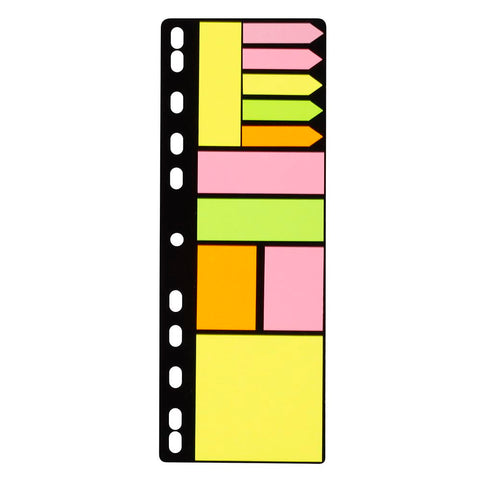 Redi-Tag Ring Binder Sticky Notes Set - 270 Sheets of Sticky Page Markers, Arrow Flags, Sticky Pads in Assorted Neon Colors & Sizes - Ideal for Binders, Notebooks, Documents & Office Use - 1 Pack