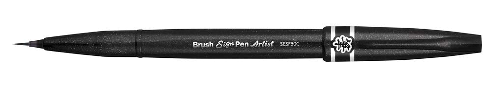 Pentel SESF30 °C AX Extra Fine Paint Brushes (Set of 1, Black