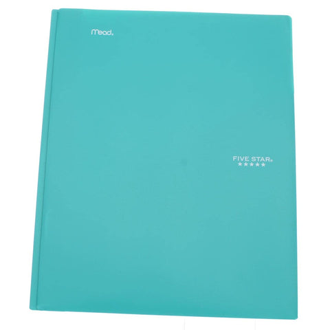 Five Star 2 Pocket Folder with Prong Fasteners, Folder with Pockets, Plastic, Color Selected for You, 1 Count (34823)