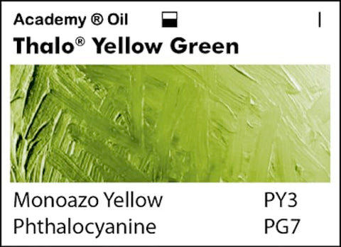 Grumbacher Academy Oil Paint, 37ml/1.25 Ounce, Thalo Yellow Green (T210)