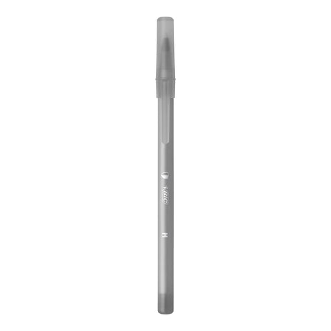 BIC PrevaGuard Round Stic Ballpoint Pen With Built-in Protection To Suppress Bacteria Growth, Medium Point (1.0 mm), Black, 60-Count
