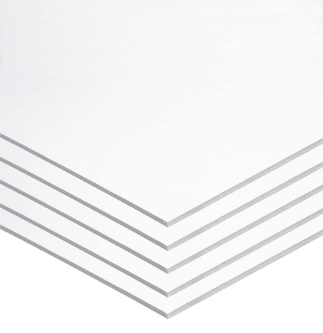 UCreate Foam Board, White, 22" x 28", 5 Sheets