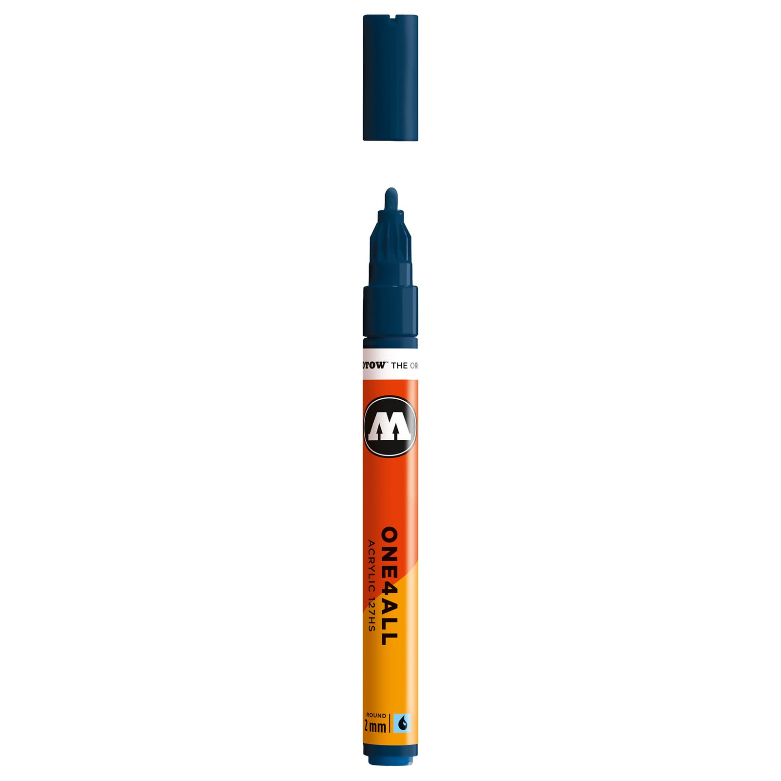 Molotow ONE4ALL Acrylic Paint Marker, 2mm, Petrol, 1 Each (127.219)