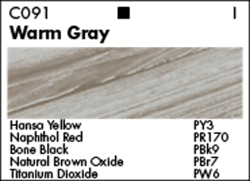 Grumbacher Academy Acrylic, 90ml Tube, Warm Gray