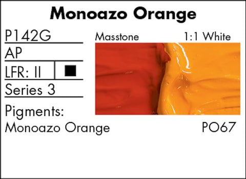 Grumbacher Pre-Tested Oil Paint, 37ml/1.25 Ounce, Monoazo Orange (P142G)