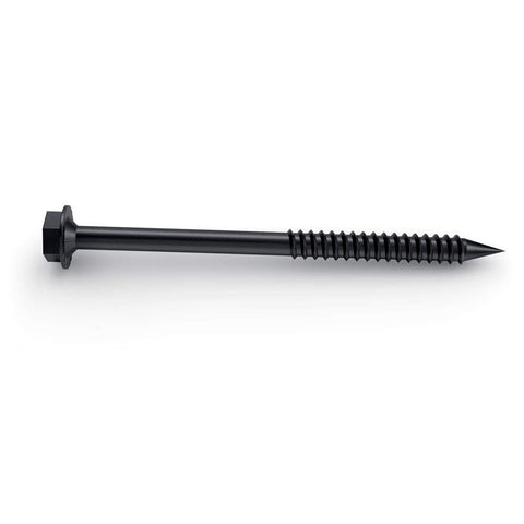 OZCO 25 Pcs OWT Timber Screws 1/4" x 3-3/4" | Structural Wood Screws for Pergola, Deck, Fence and Outdoor Wood Structures | Epoxy-Coated Steel Fasteners