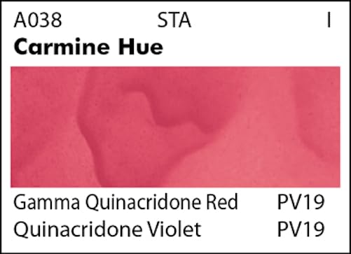Grumbacher Academy Watercolor Paint, 7.5ml/0.25 Ounce, Carmine Hue (A038)