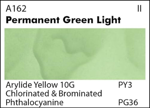 Grumbacher Academy Watercolor Paint, 7.5ml/0.25 Ounce, Permanent Green Light (A162)