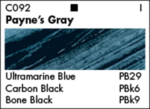Grumbacher 90-ml Metal Tube Academy Acrylic Paint, Gloss, Payne's Gray