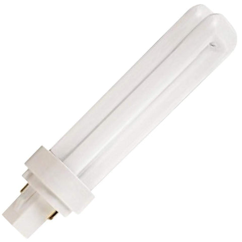 Satco S8322 3000K 18-Watt G24D-2 Base T4 Quad 2-Pin Tube for Magnetic Ballasts