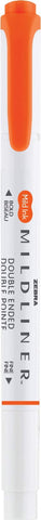 Zebra Pen Mildliner Dual-Tip Highlighters, Broad and Fine Tips, Ideal for Bible Highlighting, No Bleed, School Supplies, Teacher Supplies, and Office Supplies, Mild Marigold Ink, 12-Pack (78490upc)
