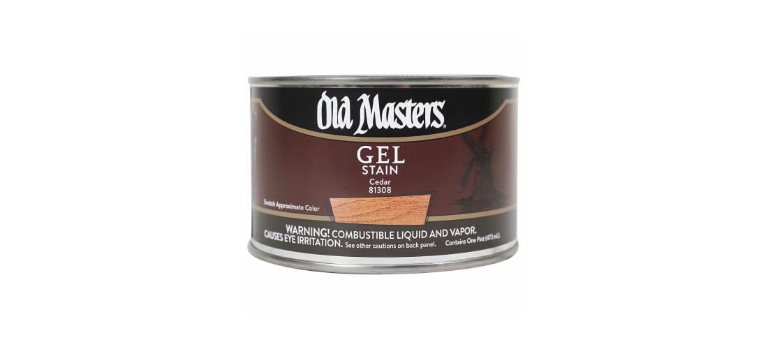 Old Masters 81308 Gel Stain Pint, Cedar
