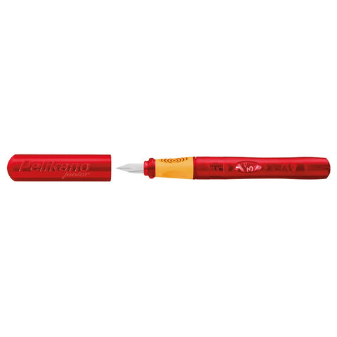 Pelikan Pelikano Jr. Fountain Pen, Left-Handed, Medium Nib, Red, 1 Pen, 940924