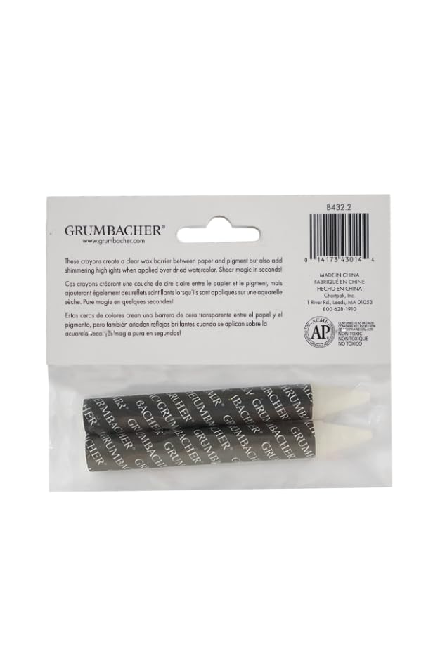 Grumbacher Resist Sticks, 2 Pack