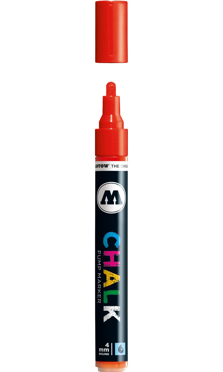 MOLOTOW Chalk Marker, 4mm Nib, Red, 1 Each (228.003)